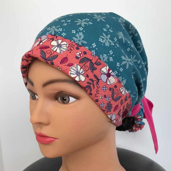 Scrub CAP/HAT *Reversible *Long Ties NWOT - Picture 7 of 15